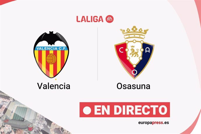 Valencia - Osasuna, en directo.