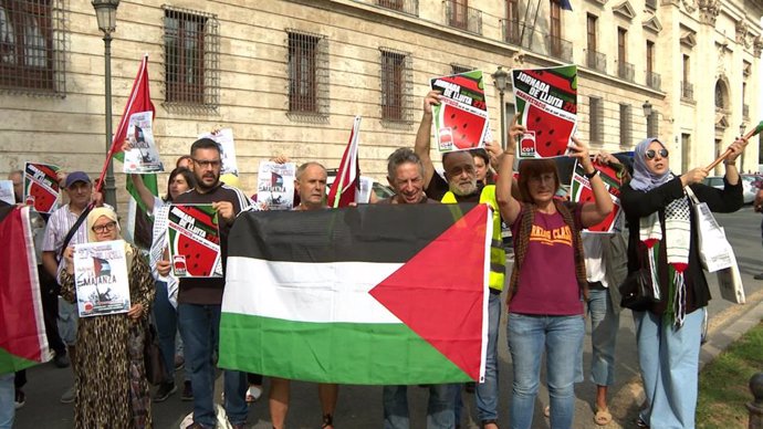 CGT y movimientos sociales convocan una huelga general ante la situación "insostenible" de Palestina