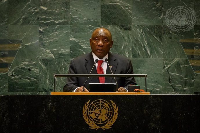 El presidente de Sudáfrica, Cyril Ramaphosa