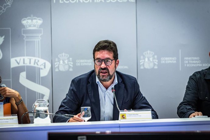 El secretario de Estado de Trabajo, Joaquín Pérez Rey