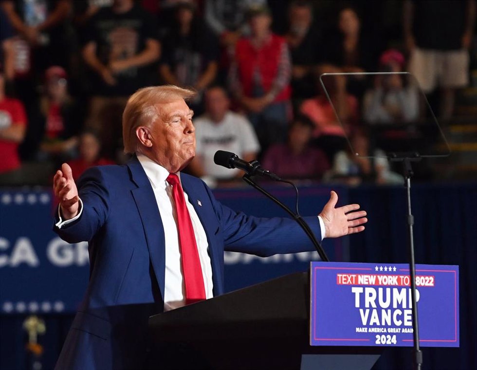 El expresidente de Estados Unidos y candidato republicano a la Casa Blanca, Donald Trump