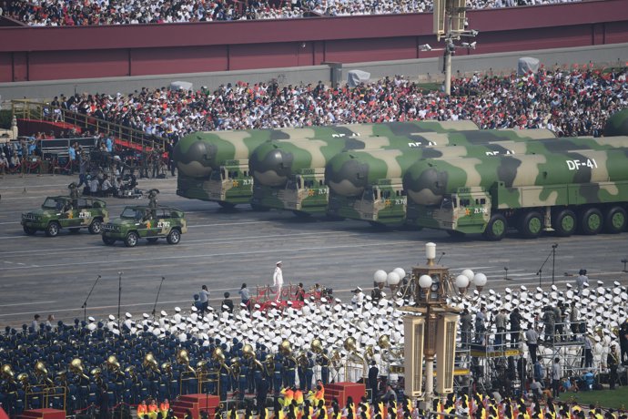 Demostración militar en China