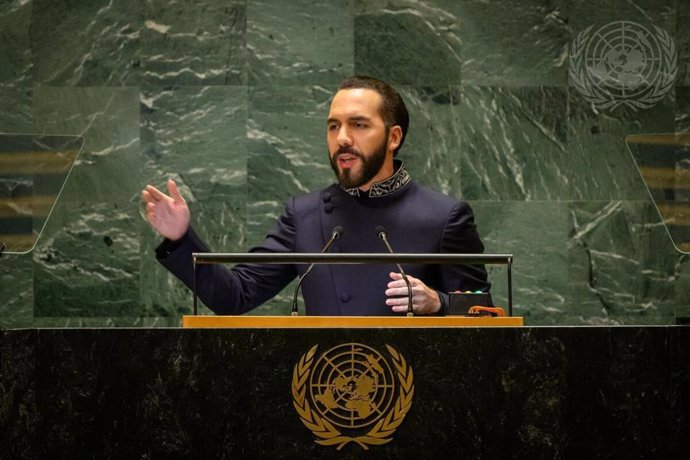 El presidente de El Salvador, Nayib Bukele