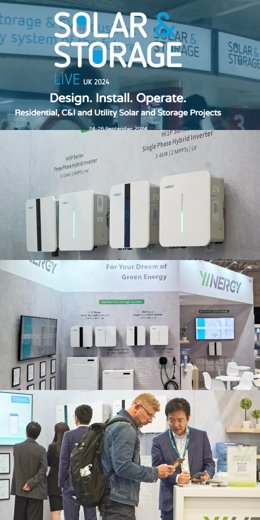 Yinergy show its innovative and efficient products and energy solutions at booth B26 on the Solar & Storage Live 2024