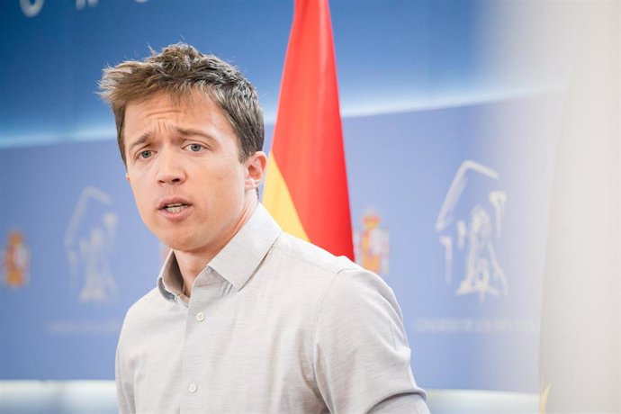 Archivo - El portavoz de Sumar en el Congreso, Íñigo Errejón