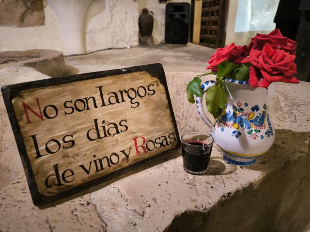 Mesón Cuevas del Vino en Chinchón (Madrid)