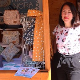 Artesanía textil de Nica & Nora, afincada en Cañamero (Cáceres)