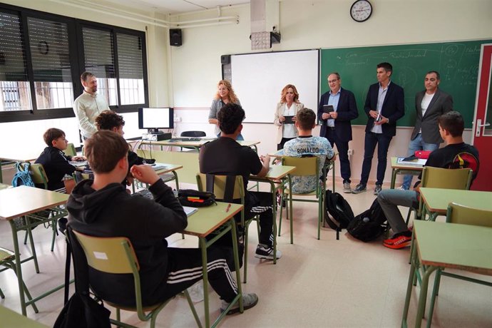 Entrega de las agendas escolares.