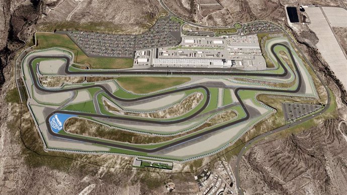 Archivo - Maqueta del circuito del motor de Tenerife