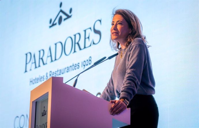 Archivo - La presidenta de Paradores, Raquel Sánchez.