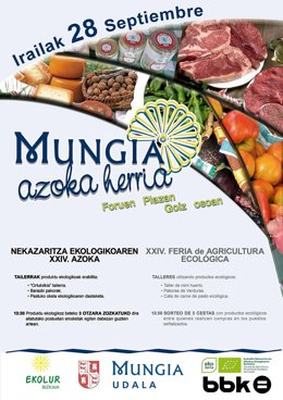 Mungiako Nekazaritza Ekologikoaren XXIV. Azoka