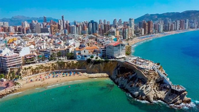 Vista aèria de Benidorm