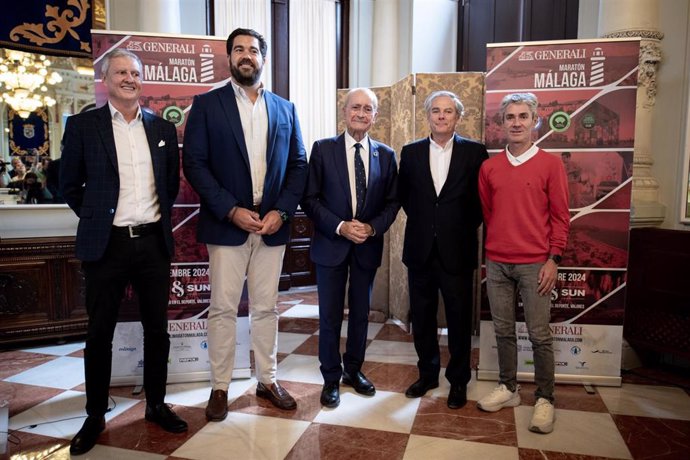 Francisco de la Torre, alcalde de Málaga;  Javier Aguirre de Cárcer, director de Comunicación de Generali España, y Pablo López-Barajas, director de Atresmedia Eventos.