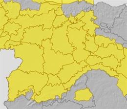 Avisos meteorológicos en Castilla y León este jueves, 26 de septiembre.