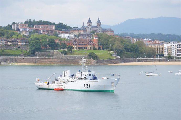 El buque hidrográfico de la Armada 'Malaspina'.