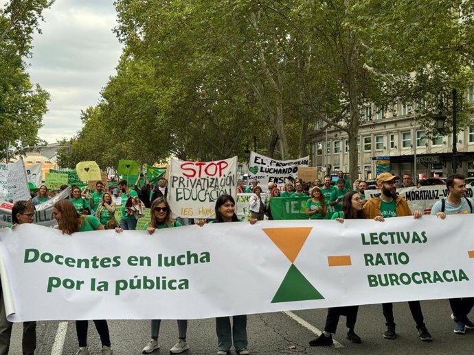 Manifestación por la educación pública