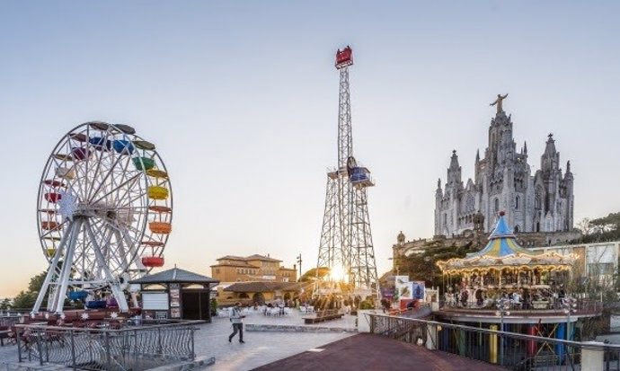 El Tibidabo de Barcelona.