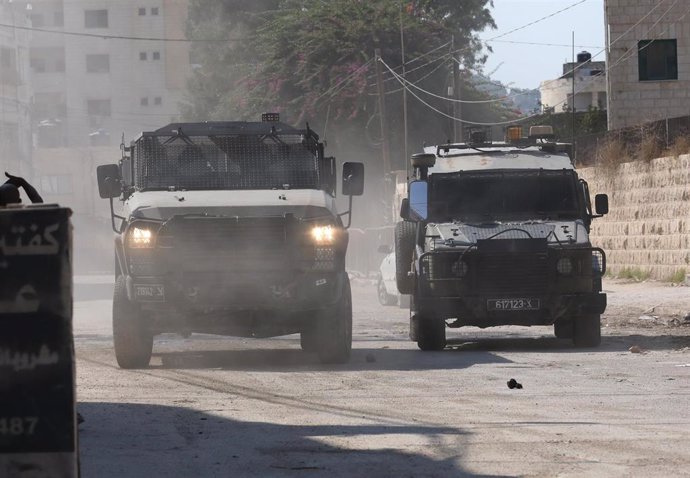 El Ejército de Israel en Yenín (Cisjordania)