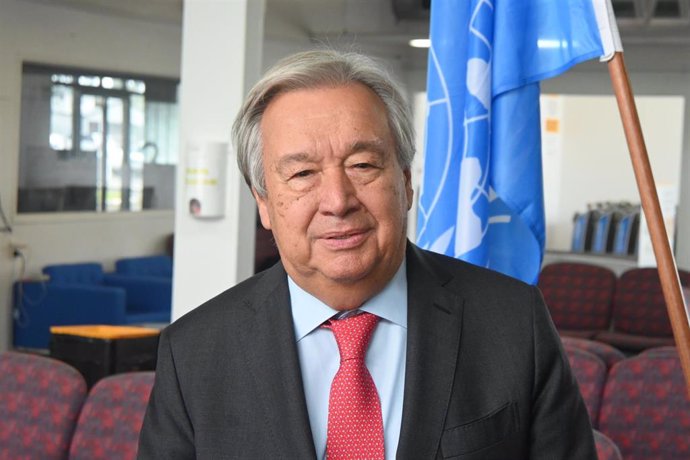 Archivo - El secretario general de la ONU, António Guterres