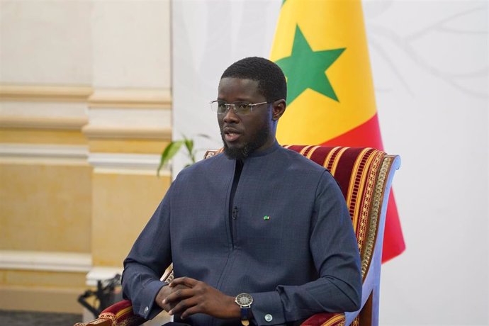 El presidente de Senegal, Bassirou Diomaye Faye (archivo)