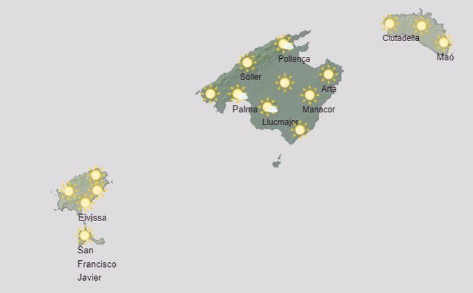 El tiempo hoy, jueves 26 de septiembre, en Baleares.