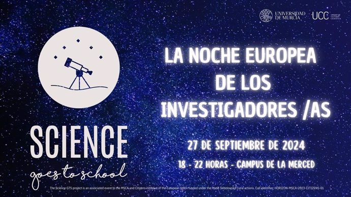 Cartel de la Noche de los Investigadores de la UMU