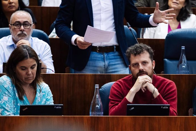 Archivo - El diputado de Más Madrid en la Asamblea de Madrid, Pablo Padilla.