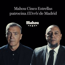 Milinko Pantic y Roberto Carlos, protagonistas de una campaña de Mahou.