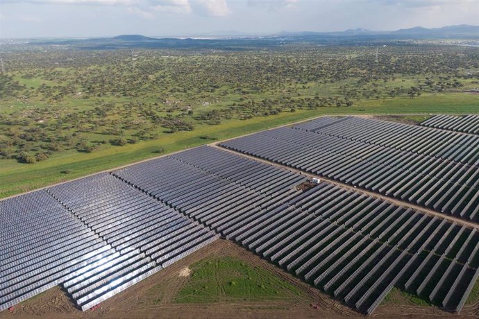 Planta fotovoltaica.