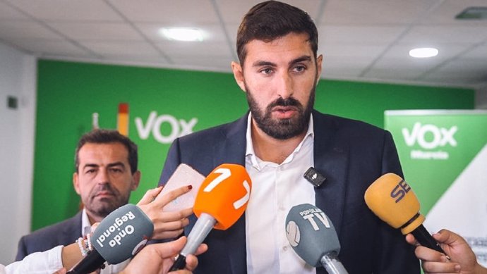 El presidente de Vox en la Región de Murcia, José Ángel Antelo