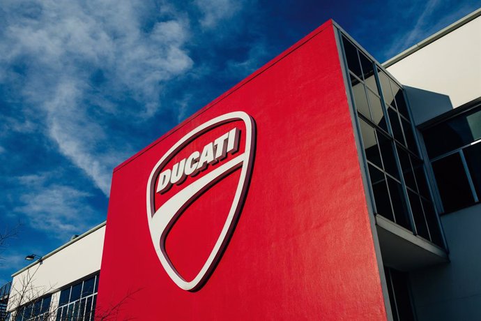 Archivo - Logo de Ducati.