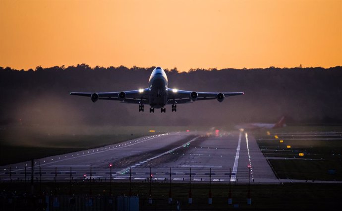 Archivo - Avión Boeing. 