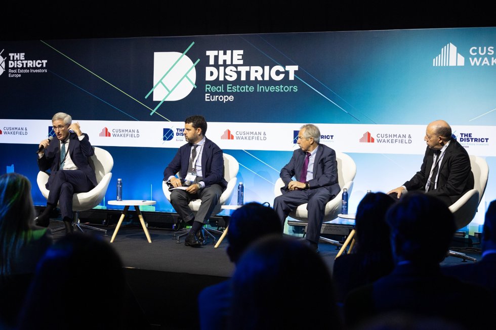 Eduard Mendiluce, Jaime E.Navarro (Aliseda), Josep Oliver y Gonzalo Bernardos en The District 2024