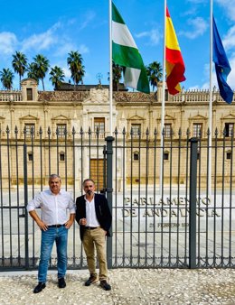 Los representantes de Ándalus ante el Parlamento de Andalucía