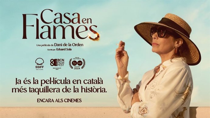 Cartel de 'Casa en flames'