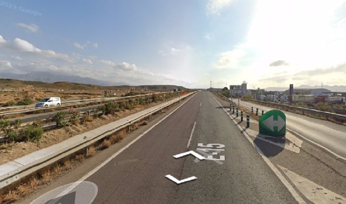 Autovía A-7 a su paso por la provincia de Almería.