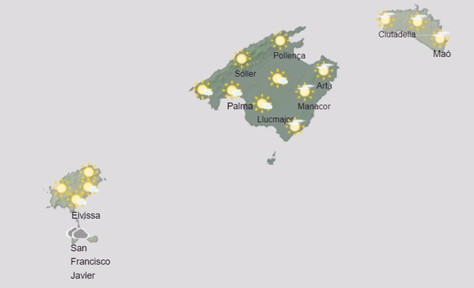 El tiempo hoy, viernes 27 de septiembre, en Baleares.