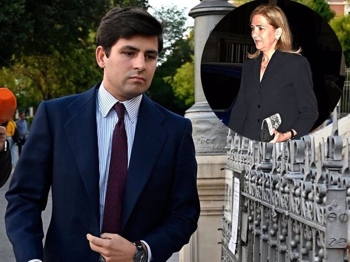 La infanta Cristina y Juan Urquijo han coincidido en el funeral en memoria de Juan Miguel Villar Mir este jueves en Madrid