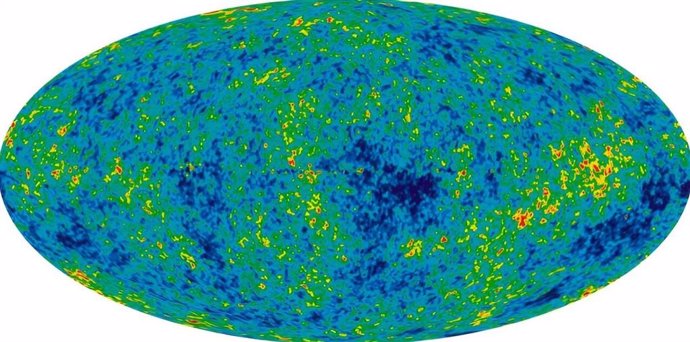 El mapa de la radiación de microondas relicta es la "fecha" de la expansión del universo.