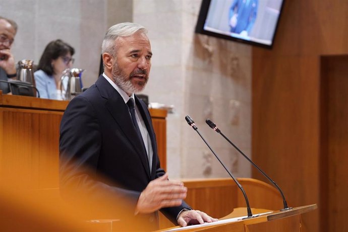 El presidente del Gobierno de Aragón, Jorge Azcón.