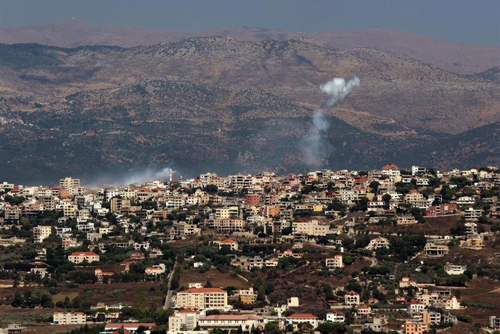 Archivo - Imagen de archivo de un ataque de Israel contra Líbano.