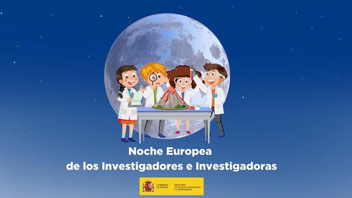 Cartel anunciador de la Noche Europ0ea de los investigadores