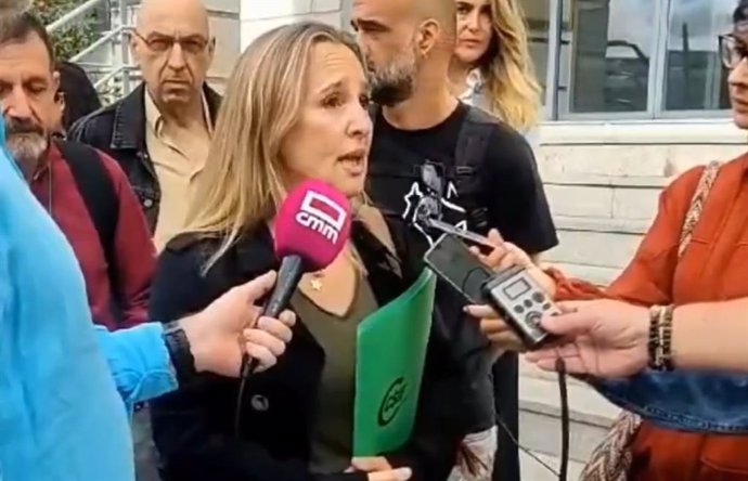 Rueda de prensa de los sindicatos tras la Mesa Sectorial de Personal Funcionario.