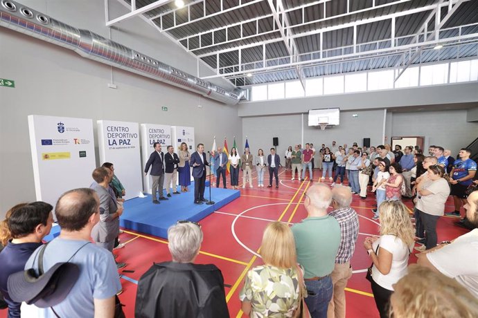 Inauguración nuevo pabellón deportivo de La Paz.