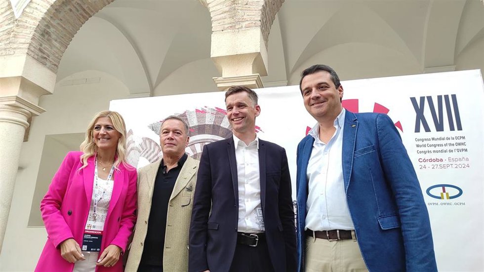 José María Bellido, Bruno Marchand, Mikhal De Thyse y Lourdes Morales.