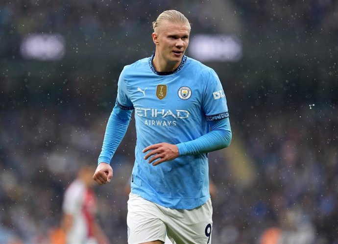 El delantero del Manchester City Erling Haaland