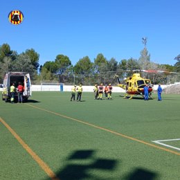 Rescatada una dona lesionada en la cama en la ruta de les Covetes dels Moros de Bocairent