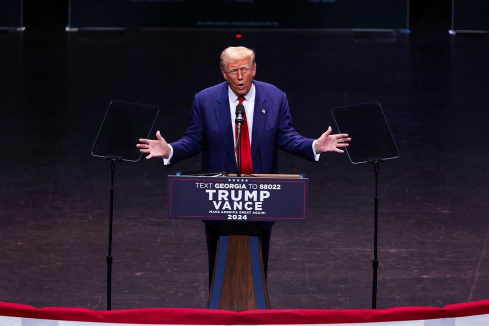 El expresidente y candidato republicano a la Casa Blanca, Donald Trump