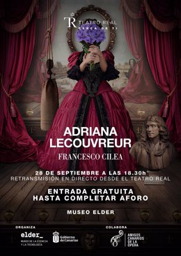 Cartel de la ópera 'Adriana Lecouvreur'