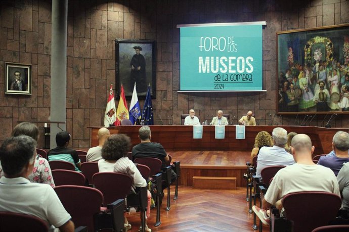 Inauguración de la nueva edición del Foro de los Museos, una iniciativa impulsada por el Cabildo insular, a través de los Museos Insulares de La Gomera